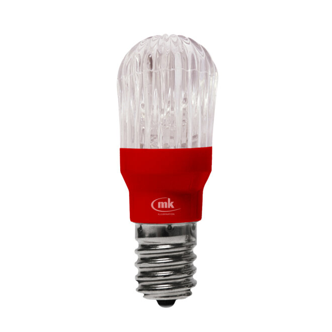 MK-Illumination 014-448 Prisma Bulb E14, 5 rote LEDs,12V, 0,5W