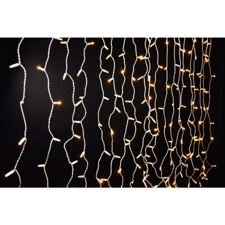 MK-Illumination Drape Lite®QF+, 140 LEDww, 2m x 1m,transparentes PVC Kabel, 36V, 5W