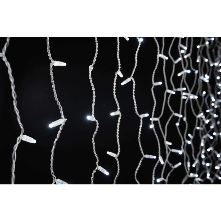 MK-Illumination Drape Lite®QF+, 140 LEDwh, 2m x 1m,transparentes PVC Kabel, 36V, 5W