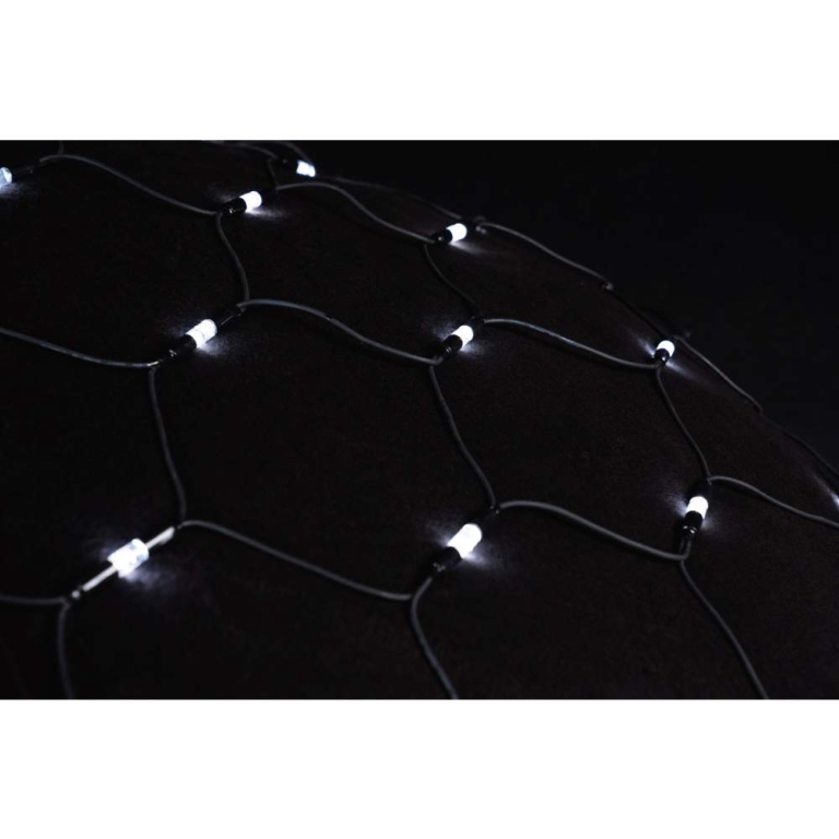 MK-Illumination Mesh Lite®, QF+, 200 LED weiß, 4m x 2m
schwarzes Gummikabel, 36V, 7,2W