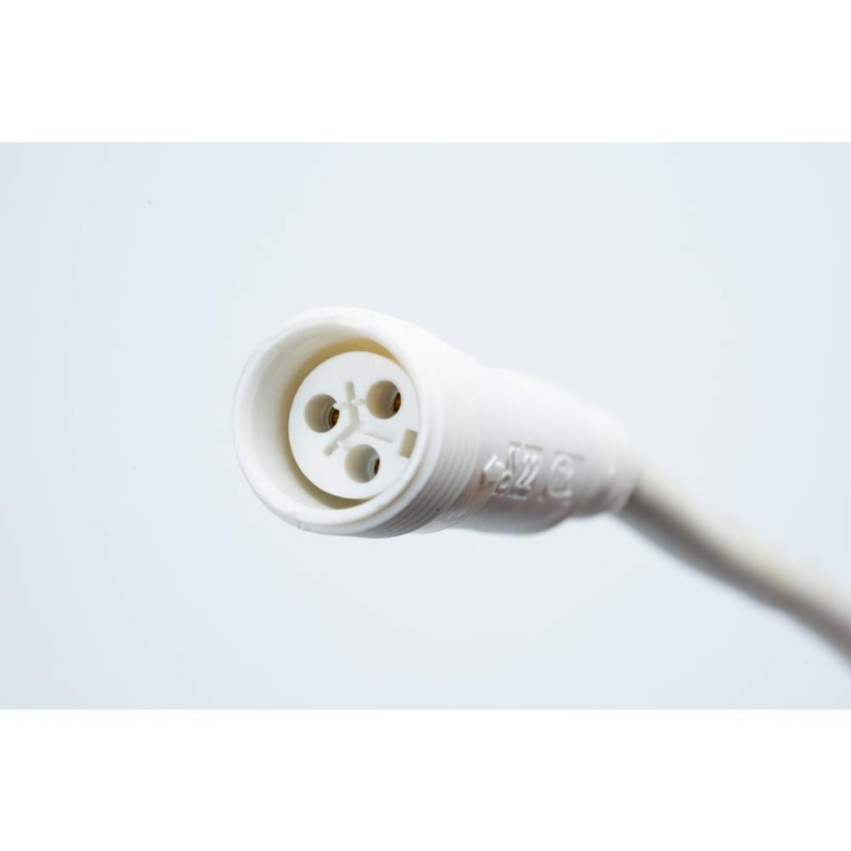 MK-Illumination QUICK FIX® 3+ main connector EU 1,5m, weißes Kabel
220-240V, max. Belastbarkeit: 1800W