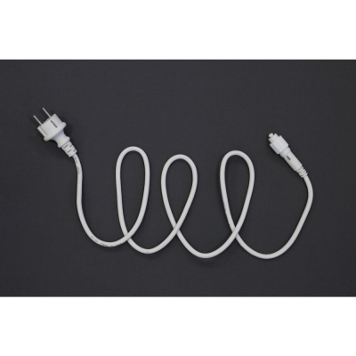 MK-Illumination QUICK FIX® 3+ main connector UK 1,5m, weißes Kabel
220-240V, max. Belastbarkeit: 1800W