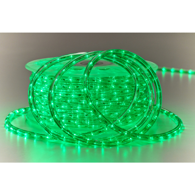 MK-Illumination Rope Light 30 QF+, 220-240V, 45m, LED green
Ø 13 mm, 30 LED/1,0m, Cutting unit: 1,0m, 157,5W