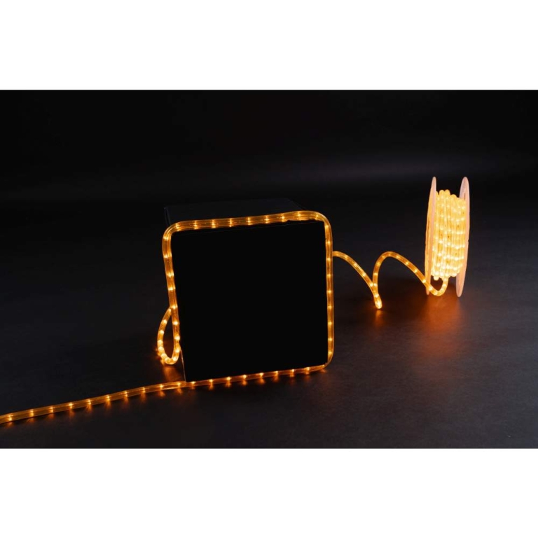 MK-Illumination Rope Light 30 QF+, 220-240V, 45m, LED amber
Ø 13 mm, 30 LED/1,0m, Cutting unit: 1,0m, 157,5W