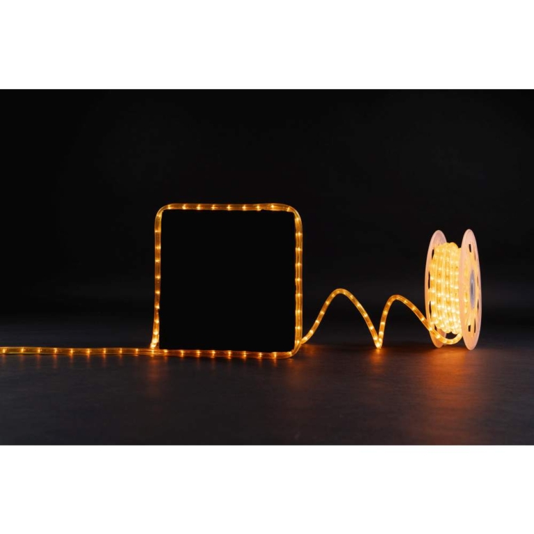 MK-Illumination Rope Light 30 QF+, 220-240V, 45m, LED amber
Ø 13 mm, 30 LED/1,0m, Cutting unit: 1,0m, 157,5W