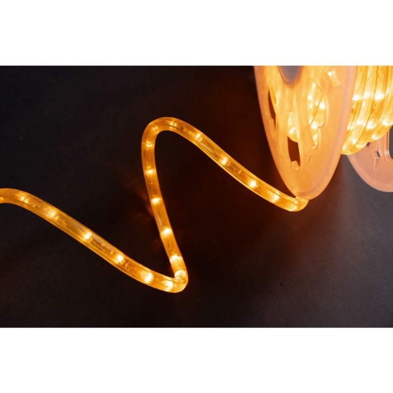 MK-Illumination Rope Light 30 QF+, 220-240V, 45m, LED amber
Ø 13 mm, 30 LED/1,0m, Cutting unit: 1,0m, 157,5W