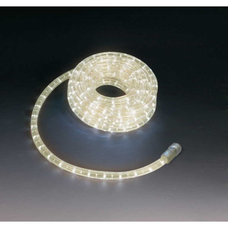 MK-Illumination LED Rope Light 36 QF+, 220-240V, 45m, LED ww
Ø 13 mm, 54 LED/1,5m, Cutting unit: 1,5m, 105W