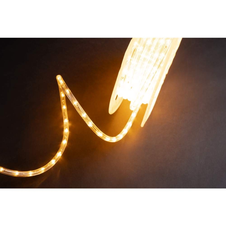 MK-Illumination LED Rope Light 36 QF+, 220-240V, 45m, LED ww
Ø 13 mm, 54 LED/1,5m, Cutting unit: 1,5m, 105W