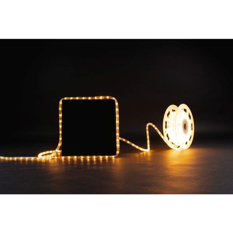 MK-Illumination LED Rope Light 36 QF+, 220-240V, 45m, LED ww
Ø 13 mm, 54 LED/1,5m, Cutting unit: 1,5m, 105W