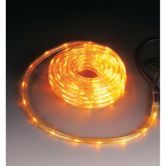 Rope Light 36 QF+, 220-240V, 44m, LED amber
Ø 13 mm, 72 LED/2,0m, Cutting unit: 2,0m, 77W