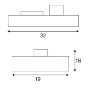 70W HIT MODUL für AIXLIGHT PENDANT SYSTEM, silbergrau, G12, kardanisch, 60°