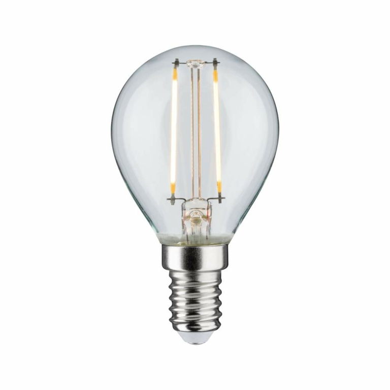 Paulmann LED-Lampe E14 Tropfen Klar 2700K Warmweiß 250lm 2.7W 3-Stufen-dimmbar
