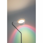 LED Stehleuchte Ramos 11W Weiß matt/Chrom