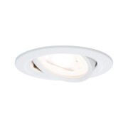 Einbauleuchte LED Nova rund 1x6,5W GU10 Weiß matt