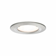 Einbauleuchte LED Nova rund 3x6,5W GU10 Eisen gebürstet
