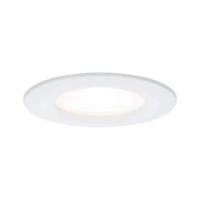 Paulmann LED Einbauleuchte Nova Einzelspot rund 1x6.5W IP44 GU10 Weiß (matt) 2700K 230V