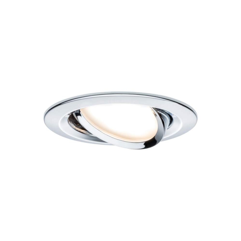 Paulmann LED Einbauleuchte Nova Coin Basisset 3er Set rund 6W IP23 Chrom schwenkbar 2700K 230V
