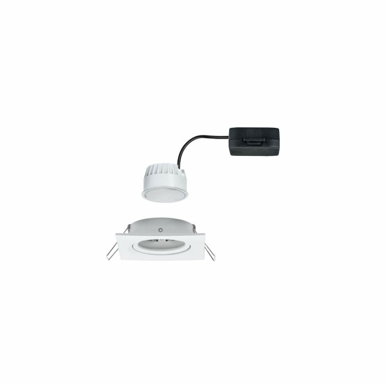 Paulmann Einbauleuchte LED Nova eckig 1x6,5W  Weiß matt