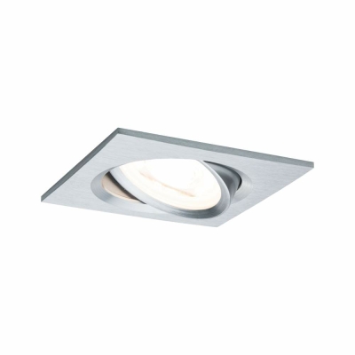 Paulmann Einbauleuchte LED Nova eckig 1x6,5W  Alu gedreht