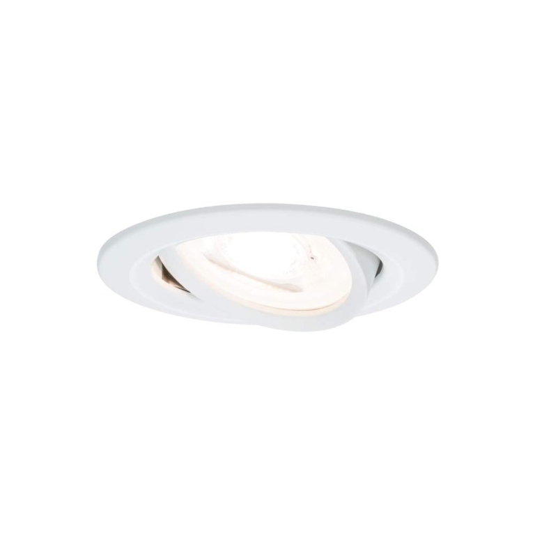 Paulmann LED Einbauleuchte Nova Basisset 3er Set rund 6.5W IP23 GU10 Weiß (matt) dimmbar 3-step-dim 2700K 230V