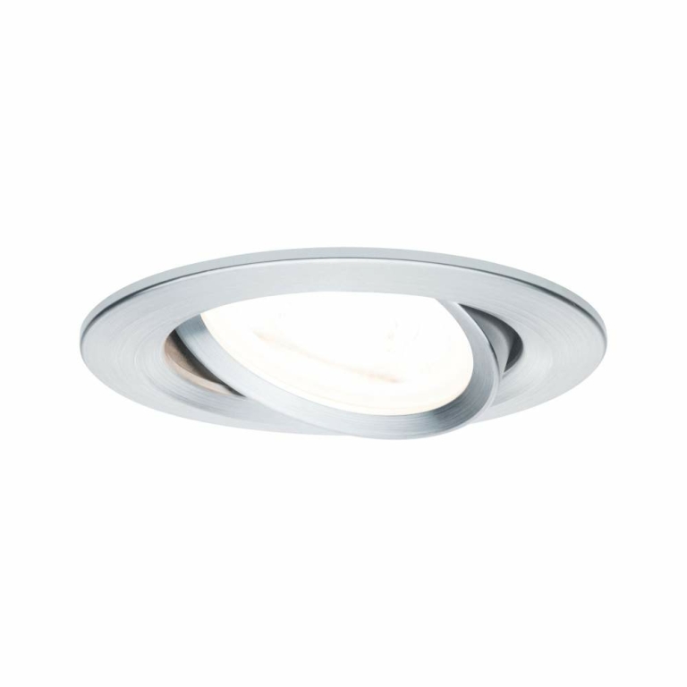 Paulmann 92900 LED Einbauleuchte Nova Plus rund 3x7W GU10 230V dimmbar  schwenkbar | Lampen1a