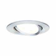 Einbauleuchte LED Nova rund 1x6,5W GU10 Alu gedreht