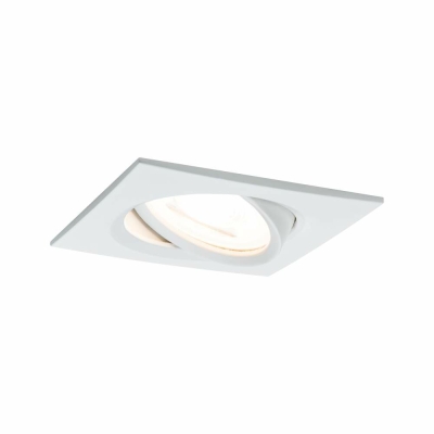 Paulmann Einbauleuchte LED Nova eckig 1x6,5W GU10 Weiß matt