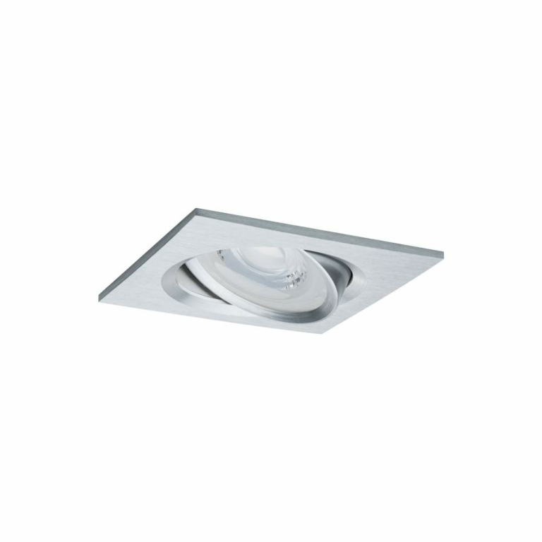 Paulmann Einbauleuchte LED Nova eckig 3x6,5W GU10 Alu gedreht