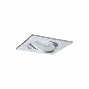 Einbauleuchte LED Nova eckig 3x6,5W GU10 Alu gedreht