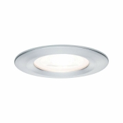 LED Einbauleuchte Nova Einzelleuchte rund 6.5W IP44 GU10 Alu gedreht dimmbar 3-step-dim 2700K 230V