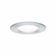 LED Bad-Einbauleuchte Nova Basisset 3er Set rund 6.5W IP44 GU10 Alu gedreht dimmbar 3-step-dim 2700K 230V