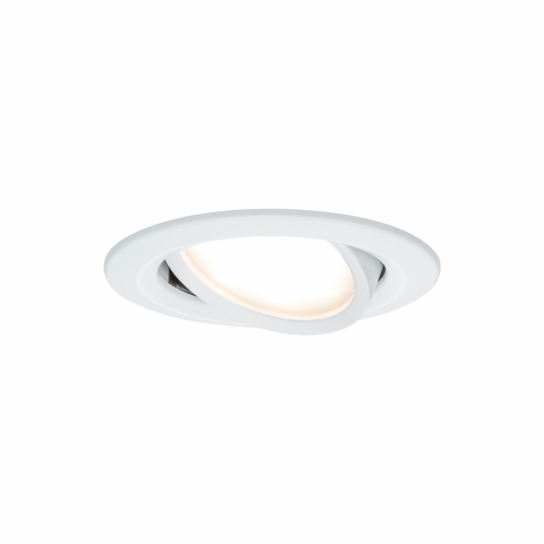 Paulmann LED Einbauleuchte Nova Coin 3er Set rund 6W IP23 Weiß (matt) schwenkbar dimmbar 3-step-dim 2700K 230V