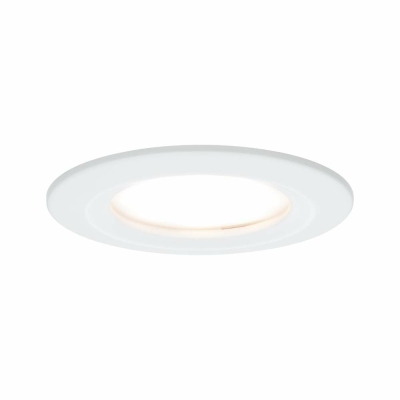 Paulmann LED Einbauleuchte Nova Coin Einzelspot rund 6W IP44 Weiß (matt) dimmbar 3-step-dim 2700K 230V