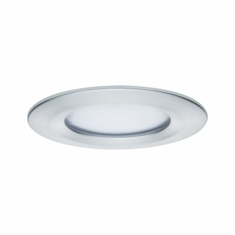 Paulmann LED Bad-Einbauleuchte Nova Coin Basisset 3er Set rund 6W IP44 Alu gedreht dimmbar 3-step-dim 2700K 230V