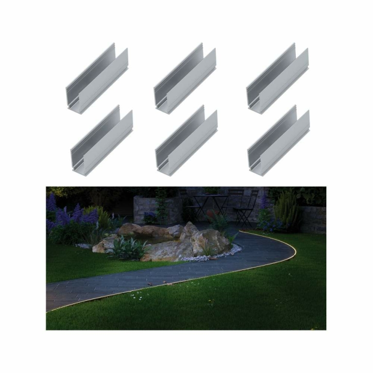 Paulmann Plug & Shine Neon LED Stripe 6 Montage-Clips 5cm