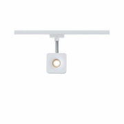 URail LED Schienenspot Cube 65° 8W 540lm 2700K dimmbar weiß chrom (LED fest verbaut)