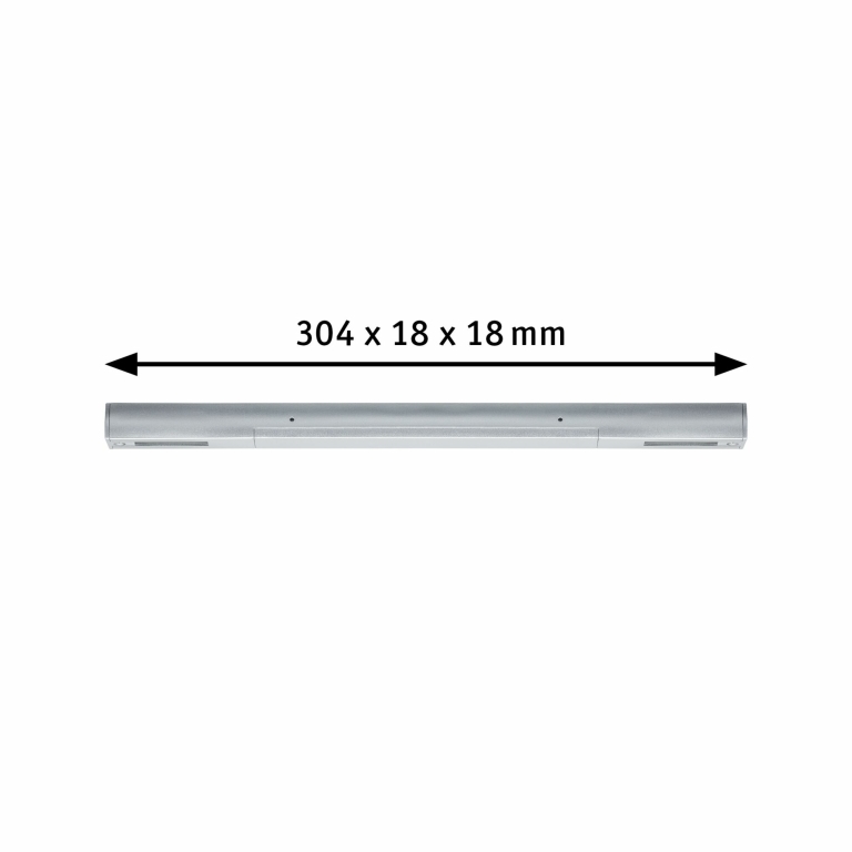 Paulmann URail Mittel-Einspeisung Chrom matt 3/4/5-adrig max. 1000W