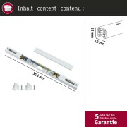 URail Mittel-Einspeisung Weiß 3/4/5-adrig max. 1000W