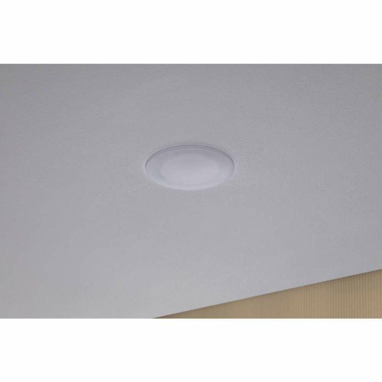 Paulmann Premium LED Einbauleuchte Suon 3er-Set rund IP44 dimmbar Satin/Weiß 5W 450lm 230V
