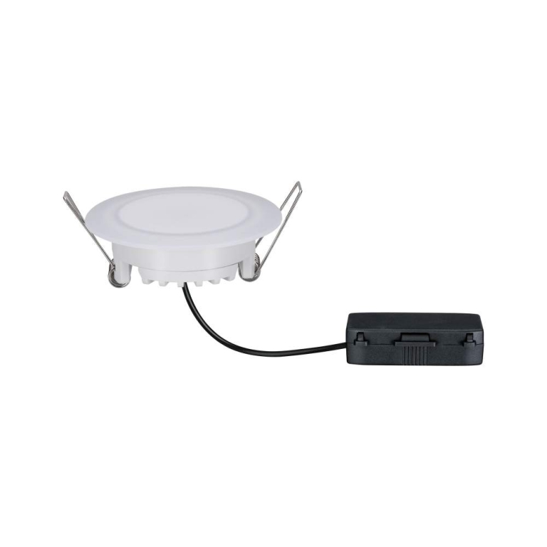 Paulmann Premium LED Einbauleuchte Suon rund IP44 dimmbar Satin/Weiß 5W 450lm 230V