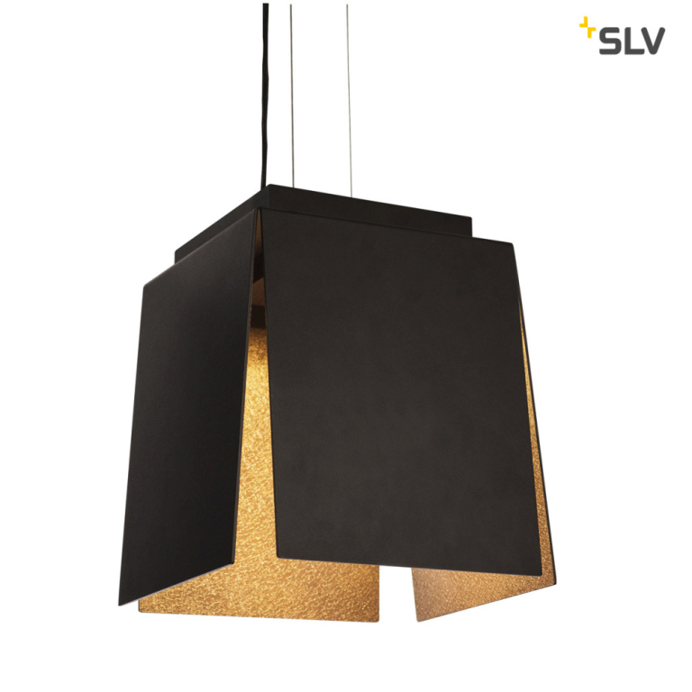 SLV AVENTO 30 PD, LED Indoor Pendelleuchte, schwarz/gold, 3000K