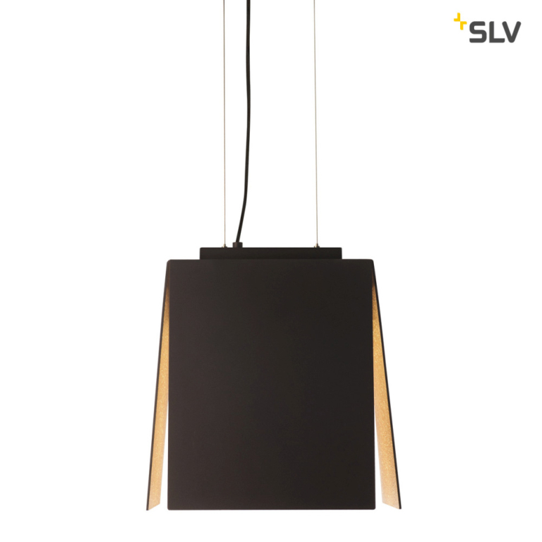SLV AVENTO 30 PD, LED Indoor Pendelleuchte, schwarz/gold, 3000K