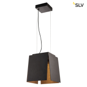 AVENTO 30 PD, LED Indoor Pendelleuchte, schwarz/gold, 3000K