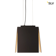 AVENTO 30 PD, LED Indoor Pendelleuchte, schwarz/gold, 3000K