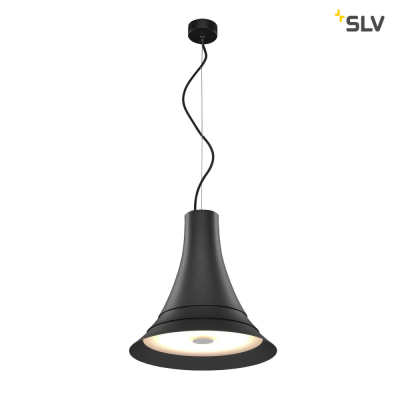 SLV BATO 35 PD, LED Indoor Pendelleuchte, schwarz, LED, 2700K