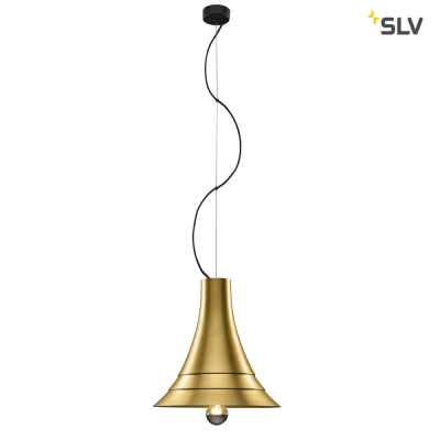 SLV BATO 35 PD, Indoor Pendelleuchte, messing, E27, max. 60W