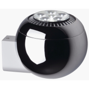 LIGHT EYE BALL Wandleuchte, chrom/weiss, GU10, max. 75W