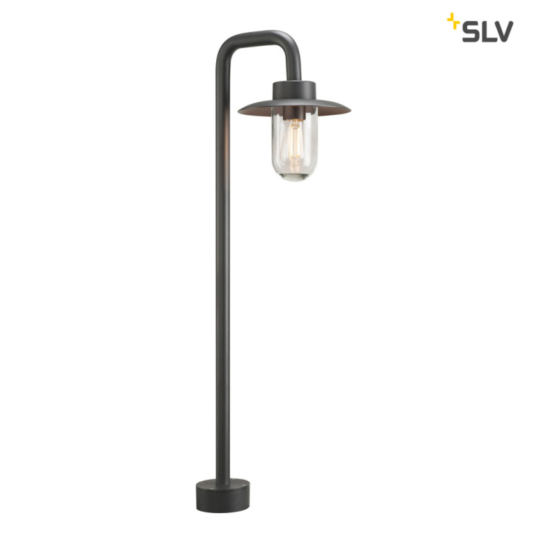 SLV MOLAT POLE, Outdoor Stehleuchte, IP44, E27, anthrazit, max. 60W