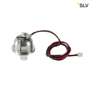 LED Lightpoint Einbauleuchte, rund, alu gebürstet, 1W LED, 3000K