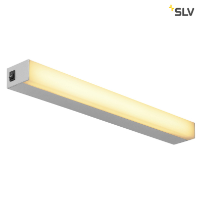 SLV SIGHT LED, Wand- und Decken- leuchte, mit Schalter, 600mm, silber